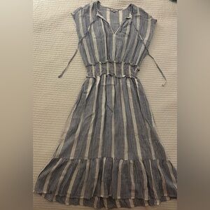Rails Blue & White Stripped dress - size xs